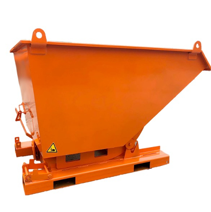 Fork and Crane Lift Tipping Skip 1200L