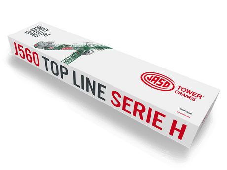 JASO J560 Topline Serie H tower crane 1:87 Scale