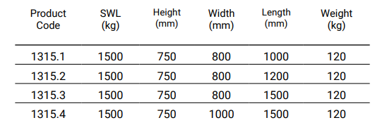 Stacking Mesh Walled Stillage